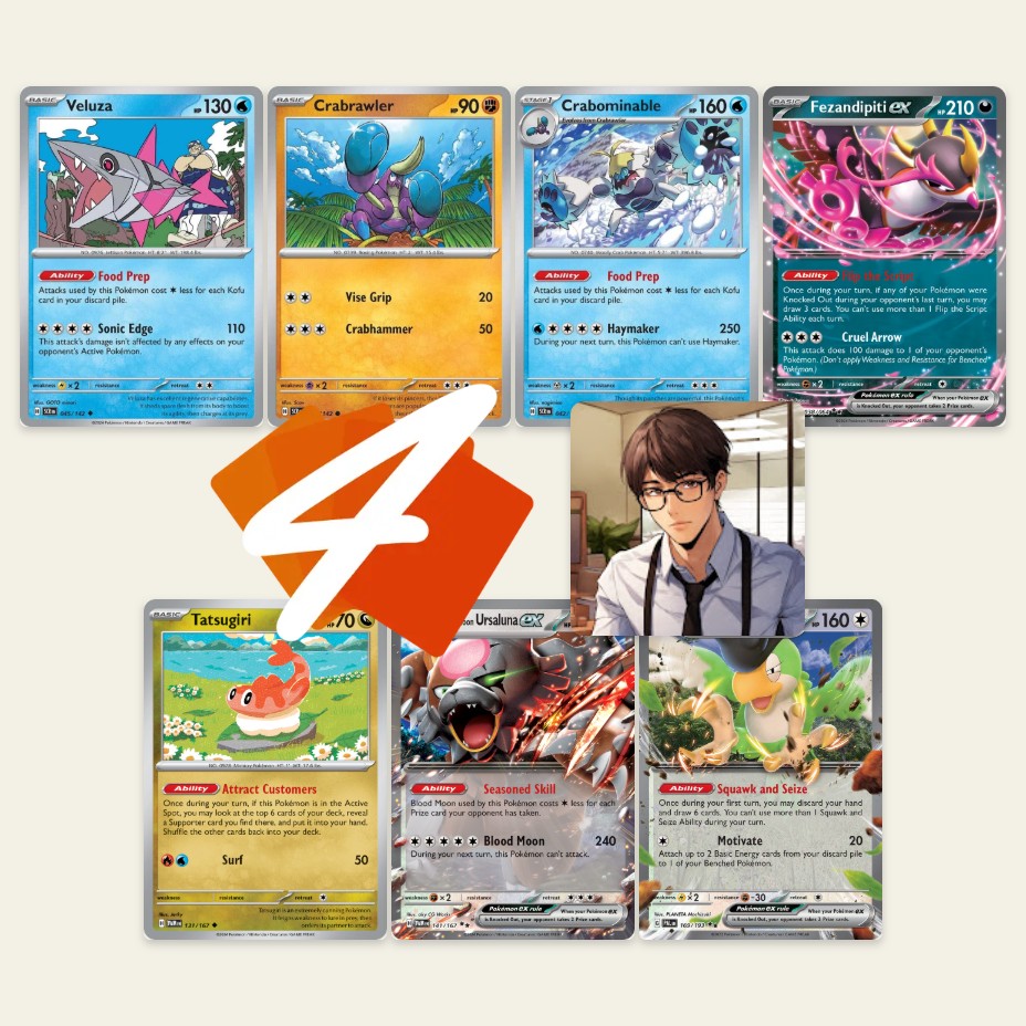 [PTCG Live] New Upgrade! Crabominable/Veluza/Kofu Decklist + Gameplay